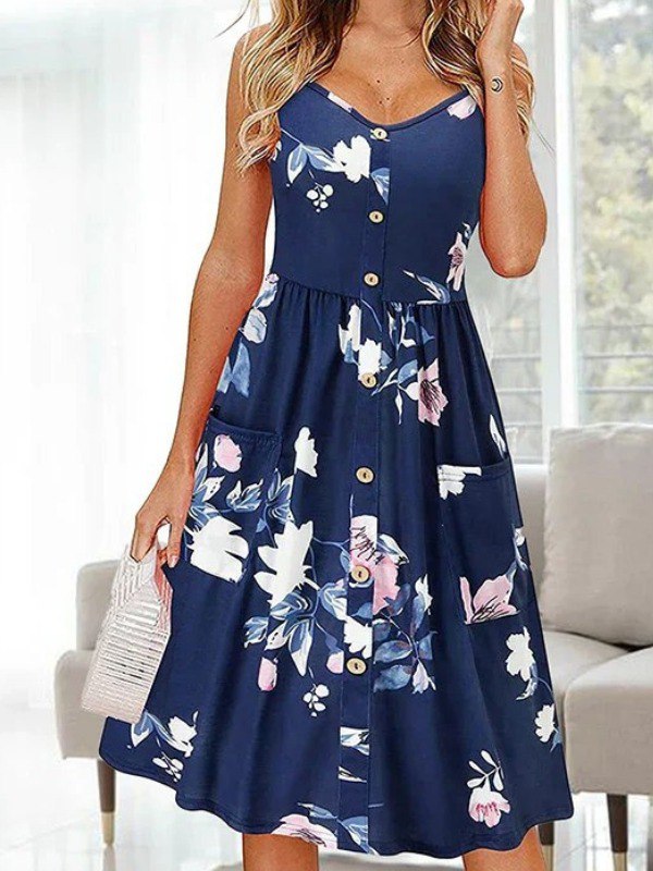 Robe d'Eté Sans Manches