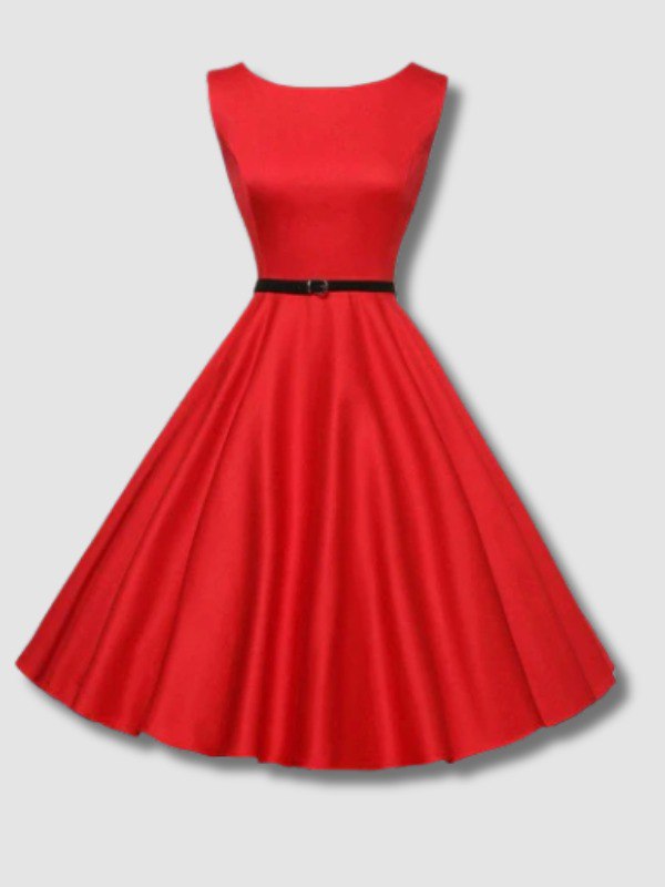 Robe Rockabilly Rouge