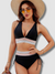 Maillot de Bain 2 Pièces Charme Vintage