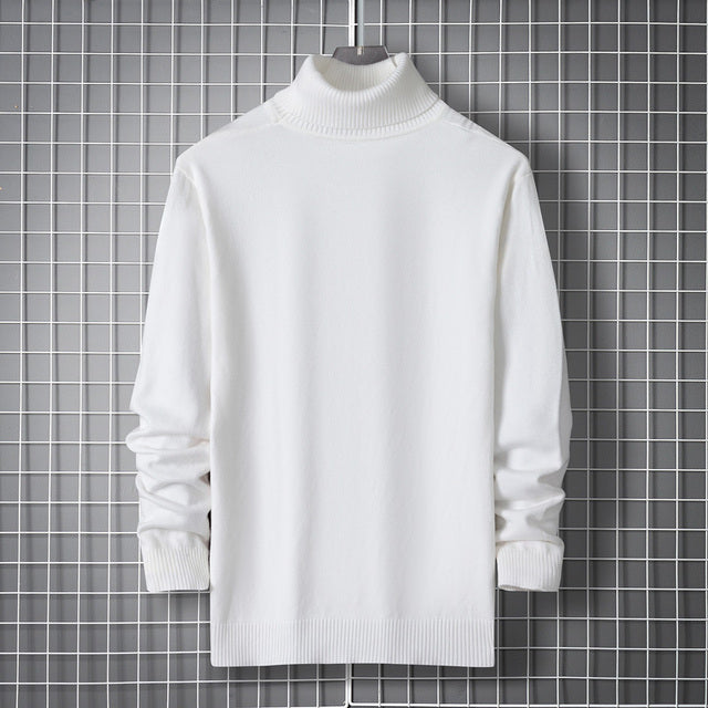 Pull à Col Roulé Vintage pour Homme