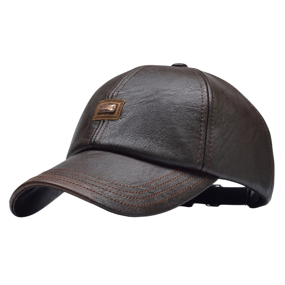 Casquette Cuir Vintage