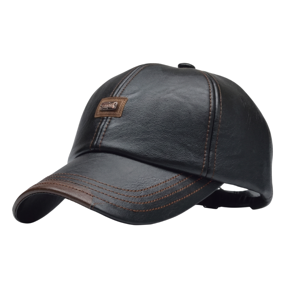 Casquette Cuir Vintage