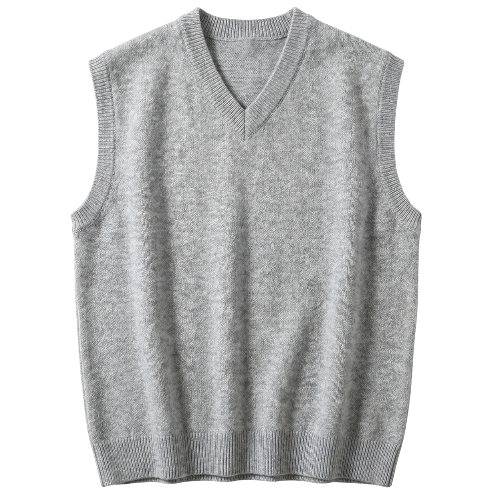 Pull sans Manche Homme Vintage