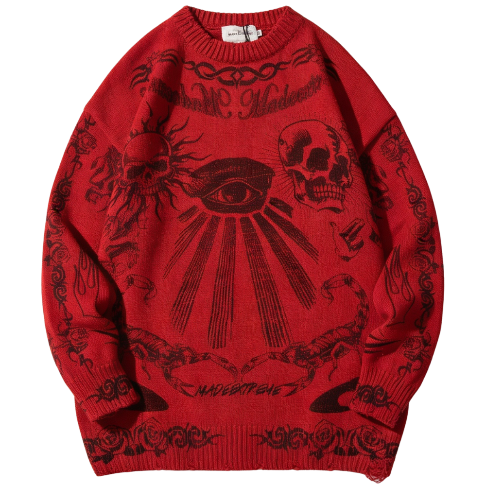 Pull Surdimensionné Vintage Unisexe