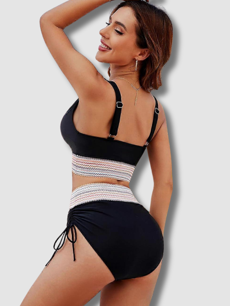 Maillot de Bain 2 Pièces Charme Vintage