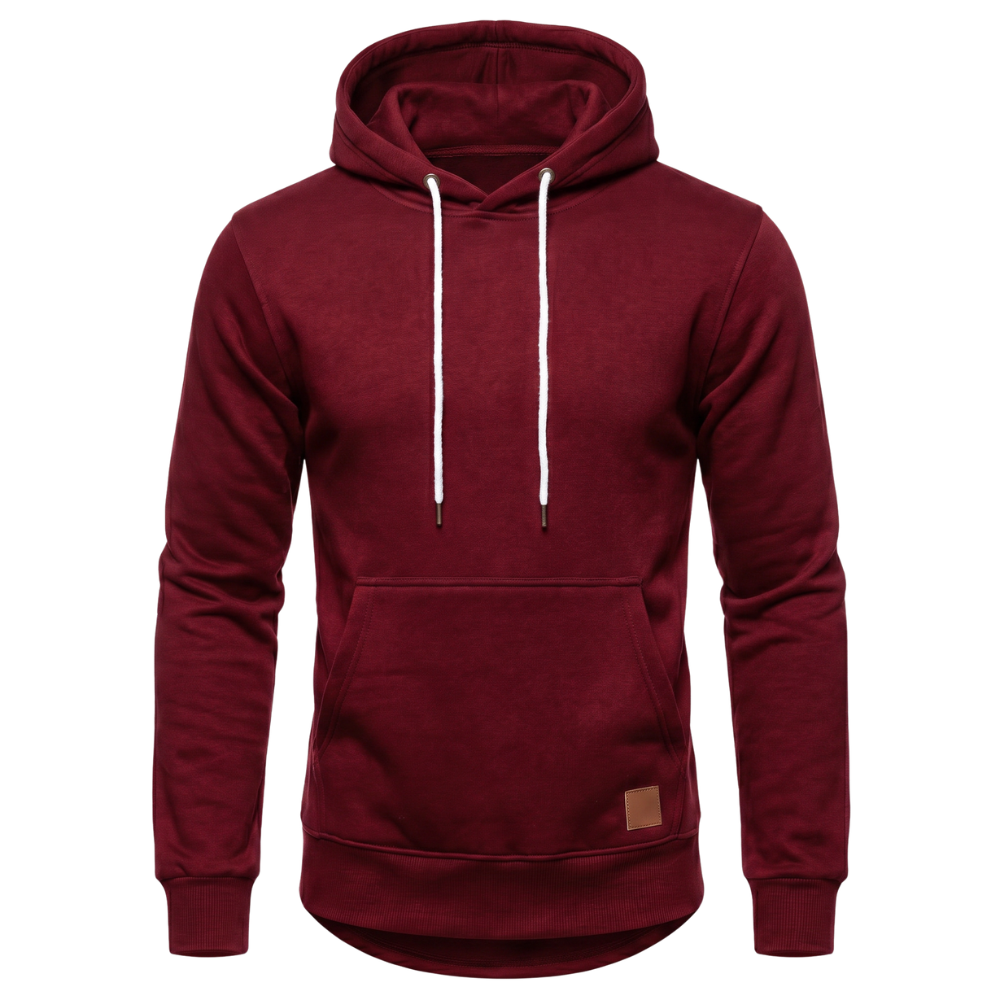 Sweat à Capuche Coupe Slim Vintage