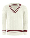 Pull en V Tennis Vintage Homme