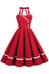 Robe Pin Up Vintage en Col V des années 50