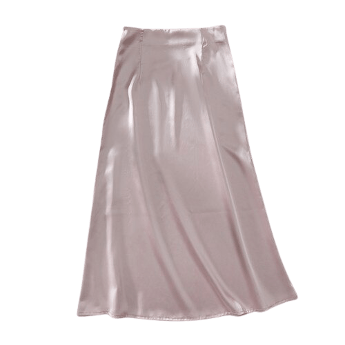 Jupe Vintage Mi-Longue Unie