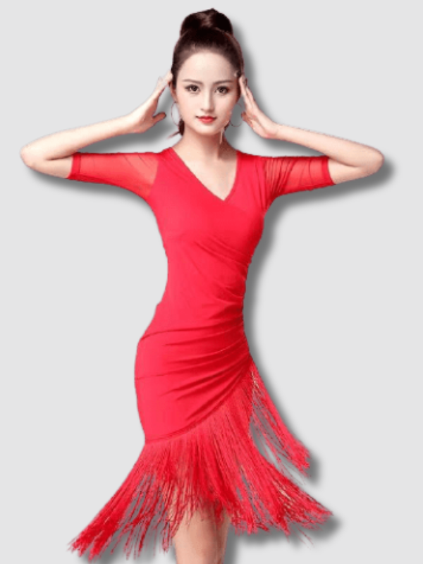 Robe Charleston Rouge