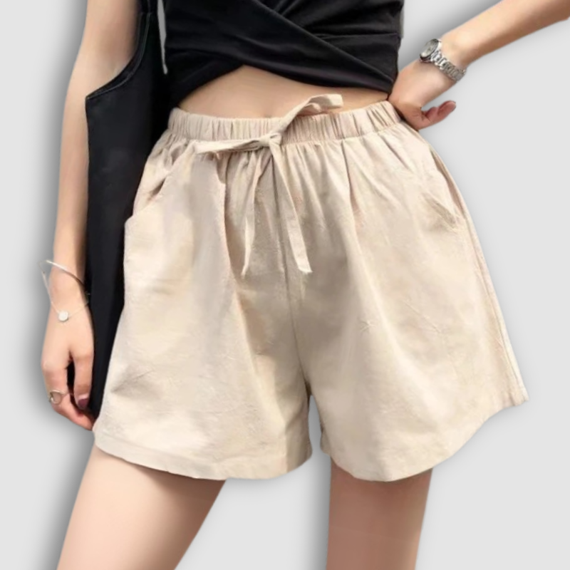 Women's Chic Summer Linen Shorts