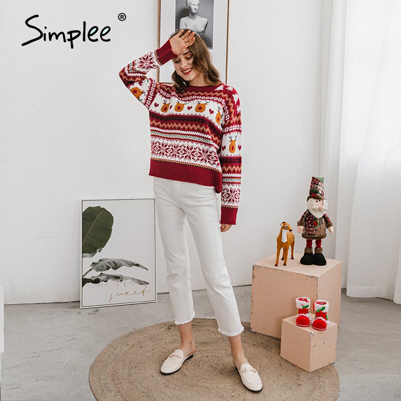 Pull Noel Vintage Femme