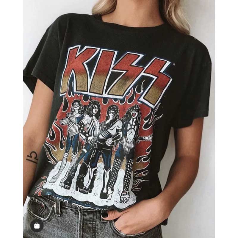T-shirt Kiss Vintage