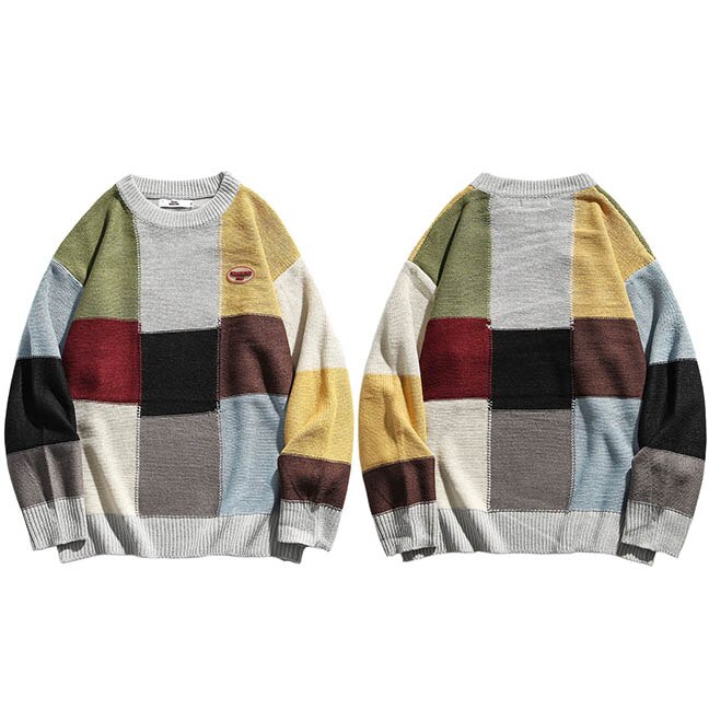 Pull coloré vintage