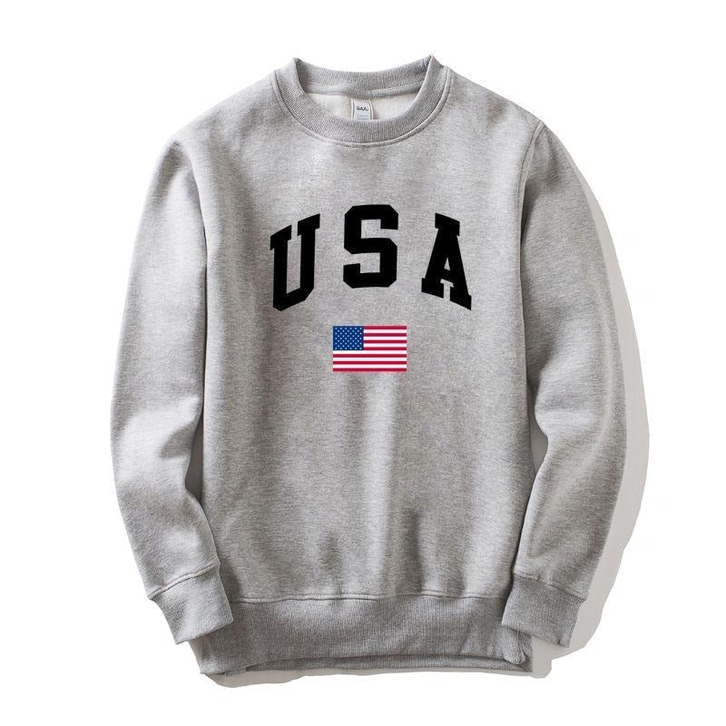 Pull Vintage Imprimé USA