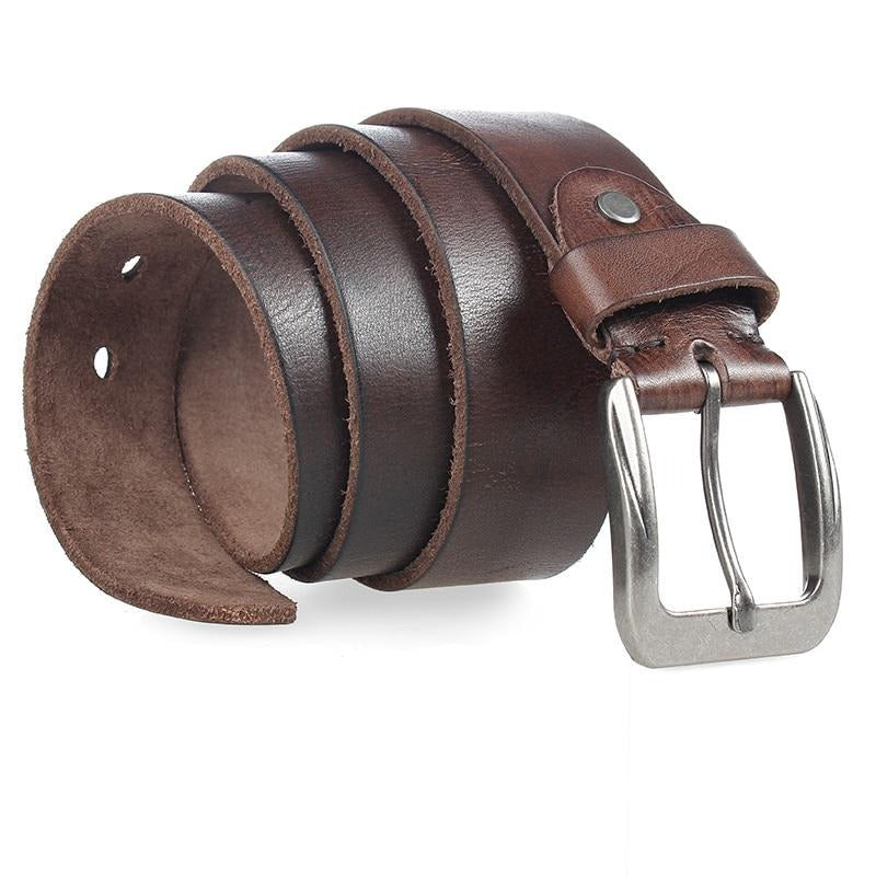 Ceinture Cuir Vintage Homme