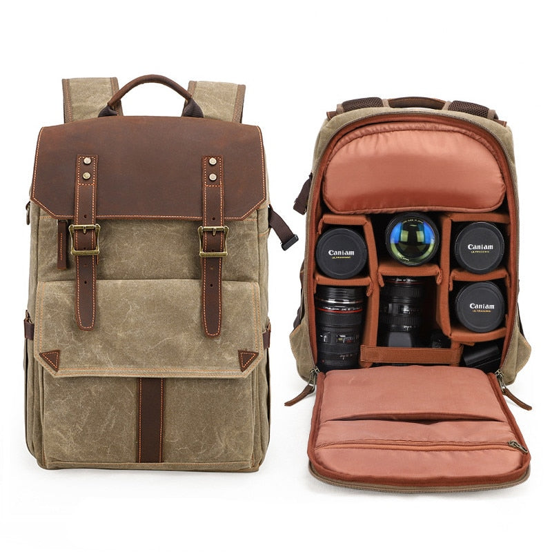 Vintage Camera Backpack