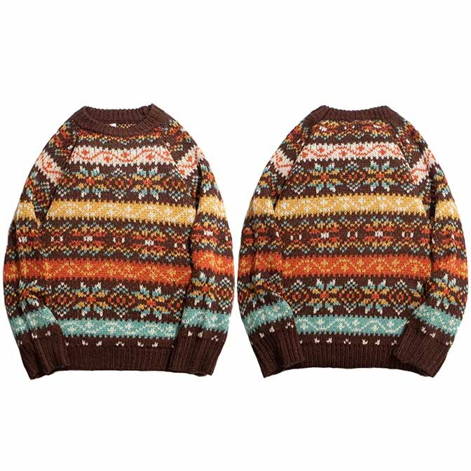 Vintage pattern sweater