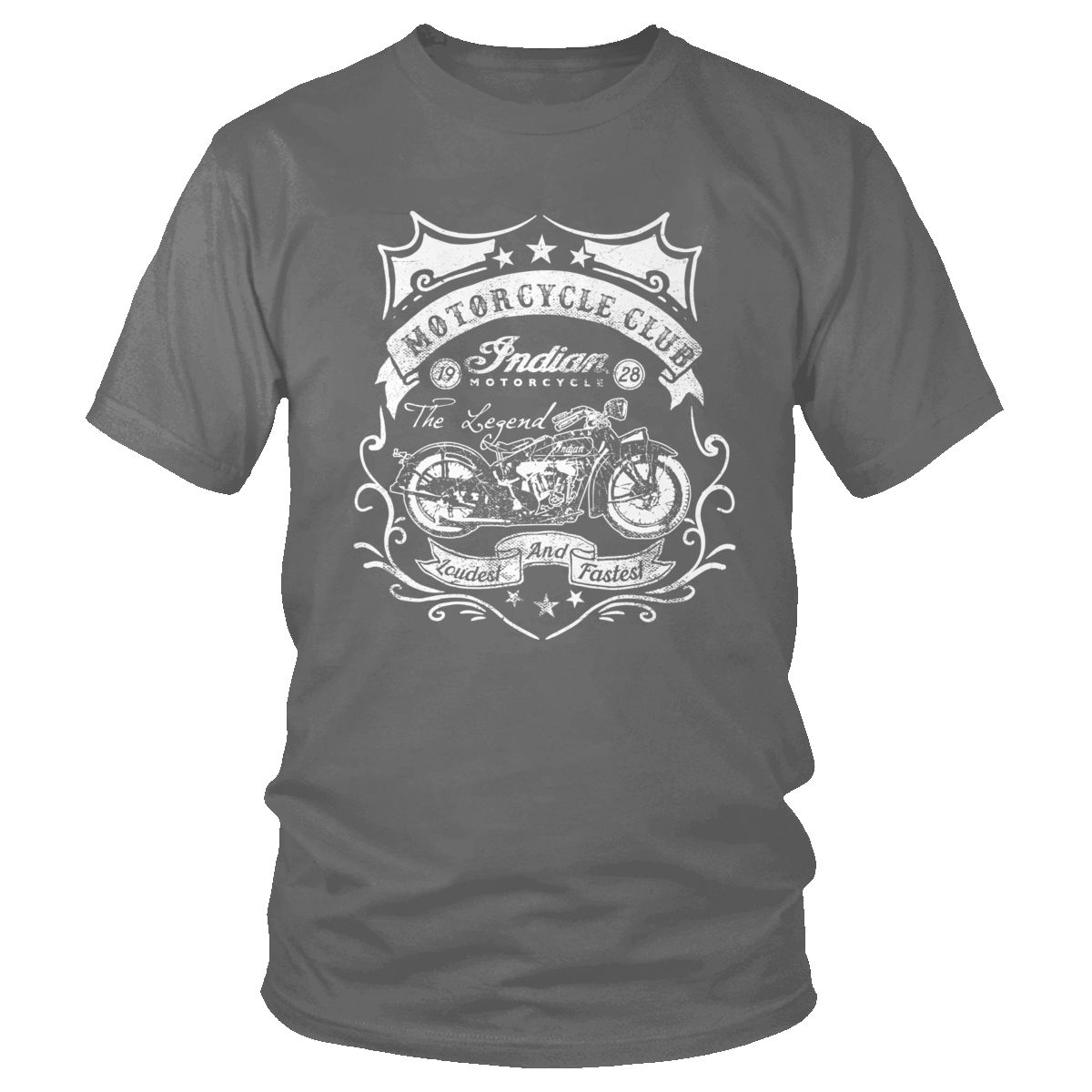 T-shirt biker vintage