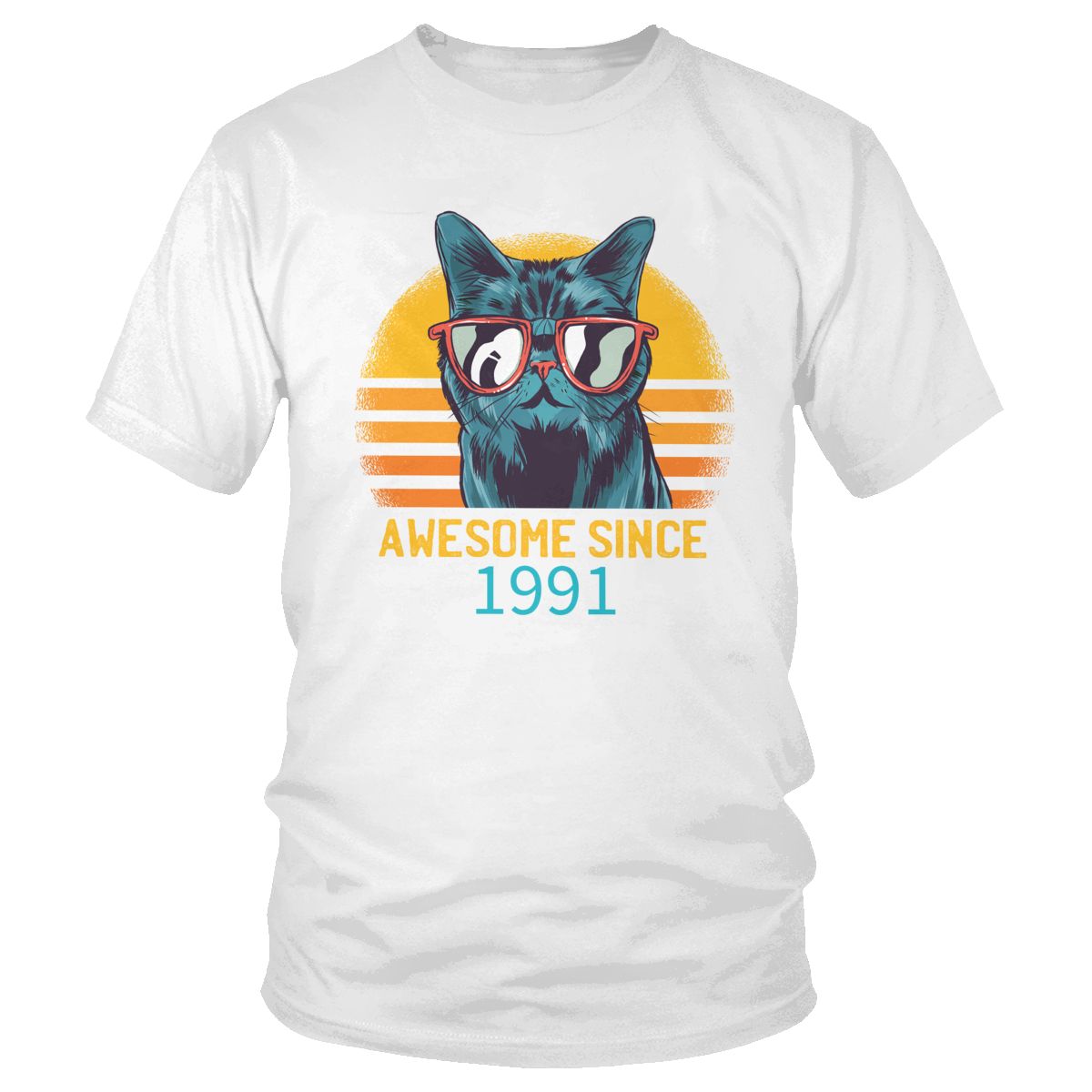 T-shirt Vintage Chat