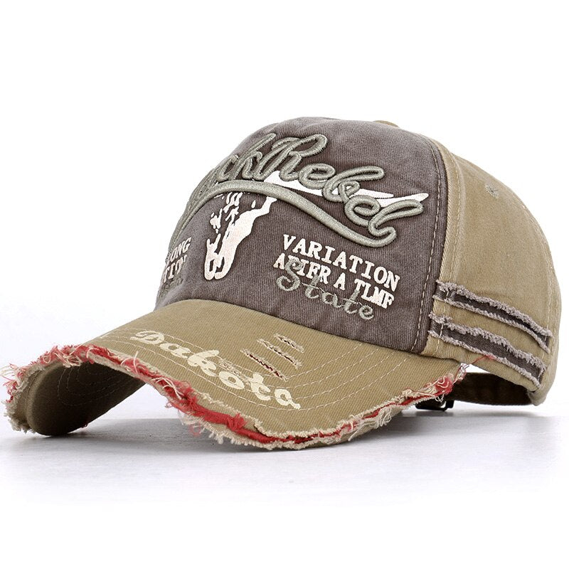 Casquette biker vintage