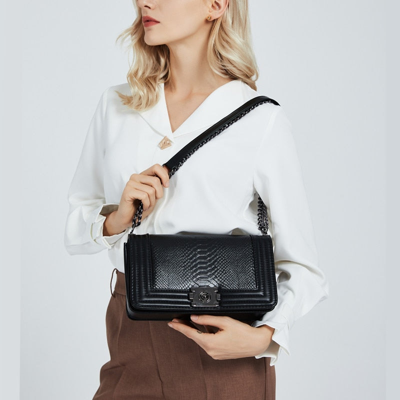 Sac à Main Python Vintage