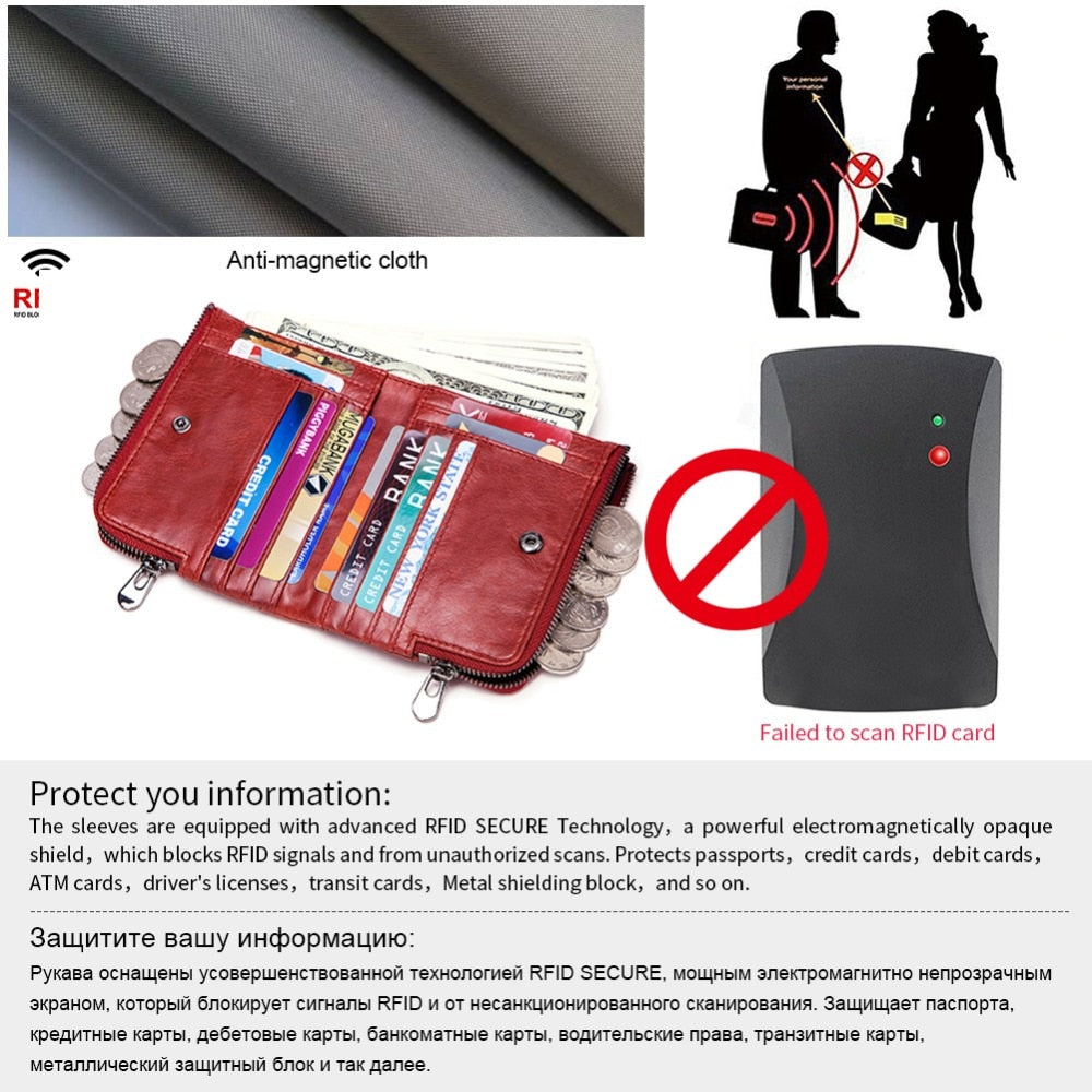 Portefeuille Vintage Femme