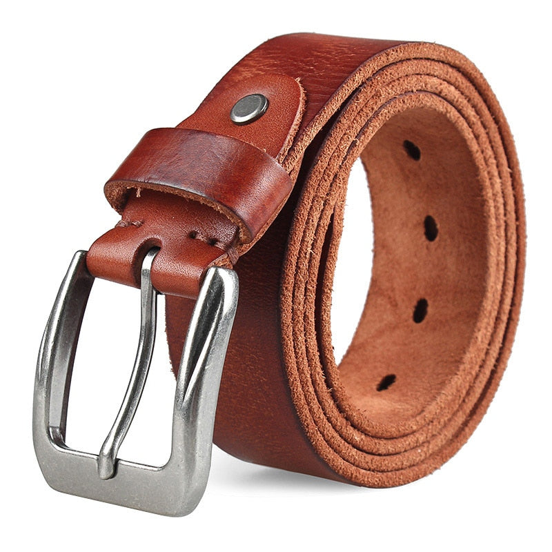 Ceinture Cuir Vintage Homme