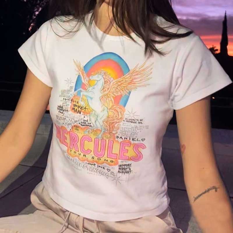 Women's Vintage Printed T-shirt