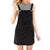 Women's Velvet Dungaree Dress