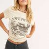 T-Shirt Biker Vintage Femme