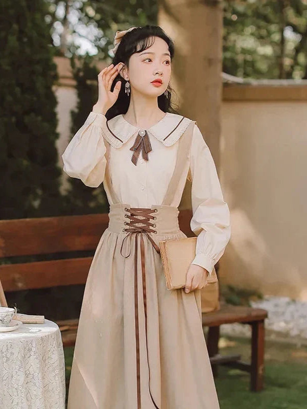 Salopette Robe Style Retro