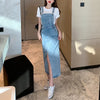 Women&#39;s Denim Overall Dress