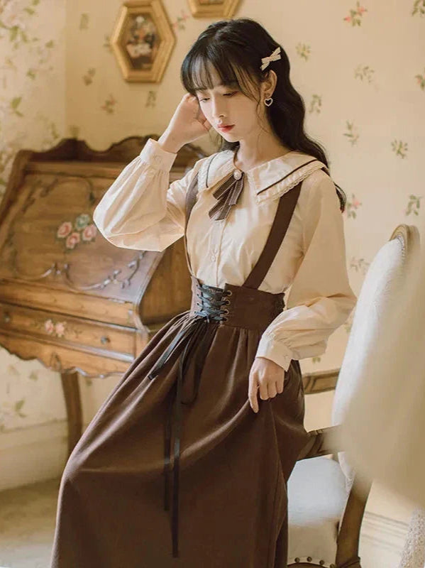 Salopette Robe Style Retro