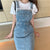 Women's Denim Overall Dress