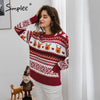 Pull Noel Vintage Femme