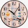 Horloge Murale Vintage en Bois