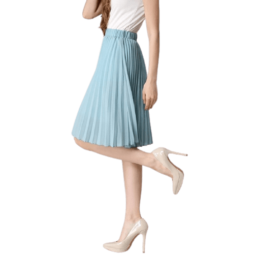 Jupe Volante Plissée Vintage