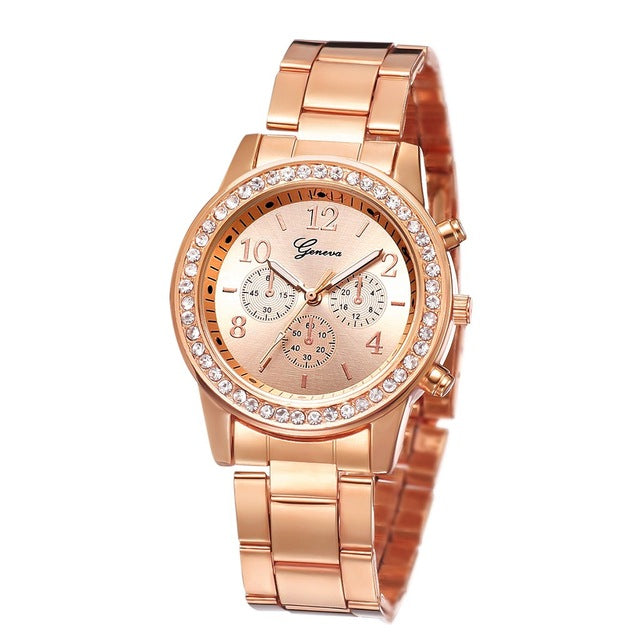 Montre Style Genève Vintage Pour Femme