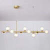 Lustre Globes Doré