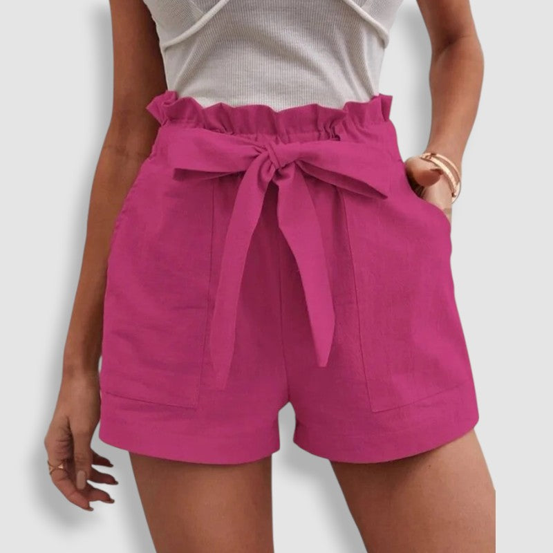 Discreet Luxury Linen Shorts