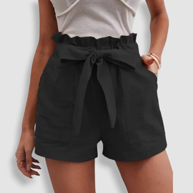 Discreet Luxury Linen Shorts