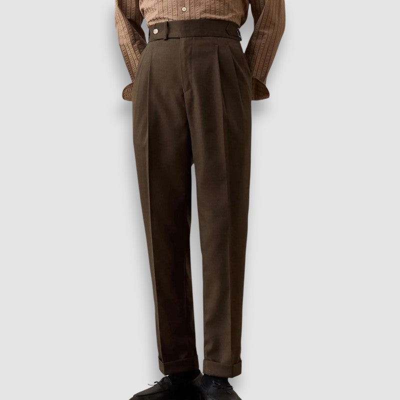 Pantalon en Lin Old Money Élégance