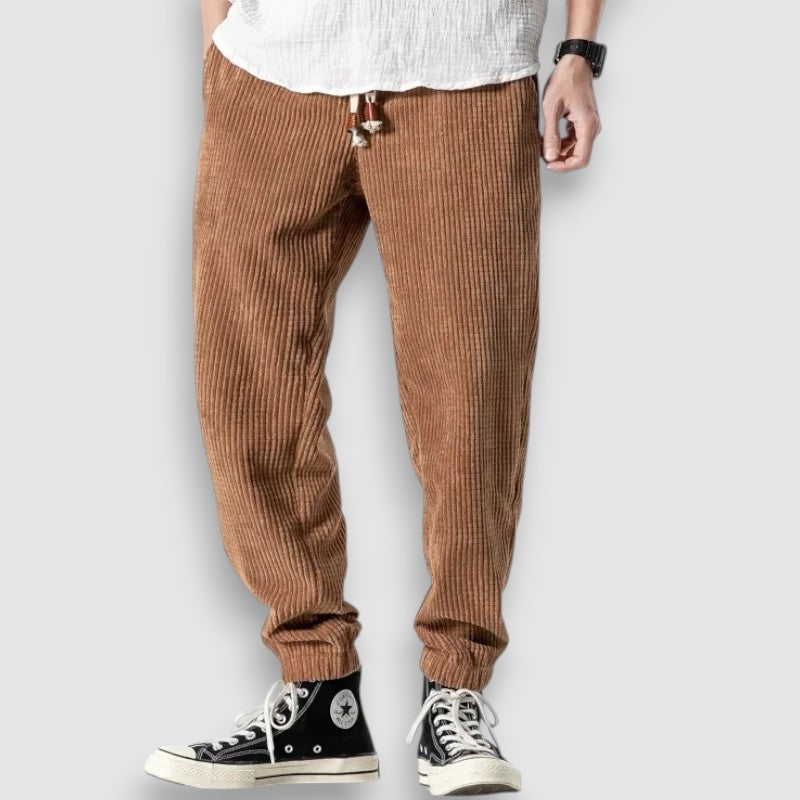 Pantalon Velours Style Japonais