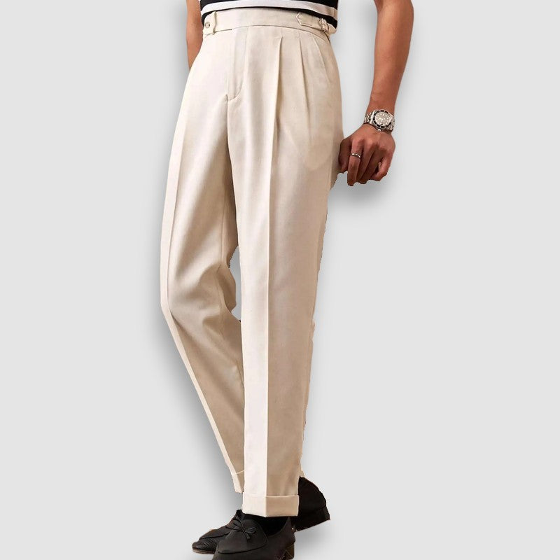 Pantalon en Lin Old Money Élégance