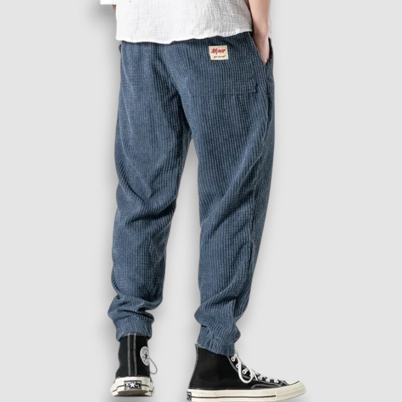 Pantalon Velours Style Japonais