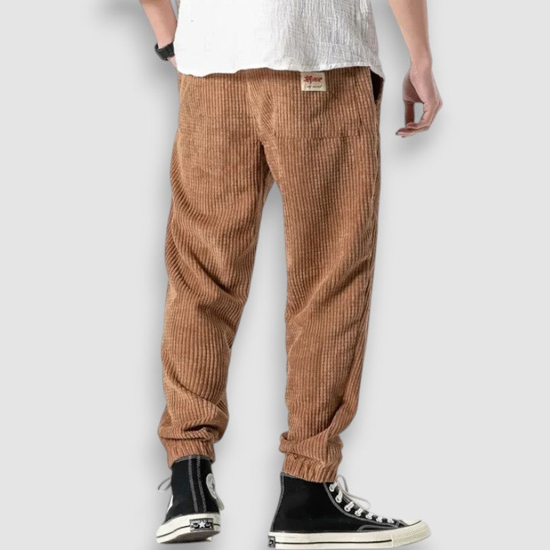 Pantalon Velours Style Japonais