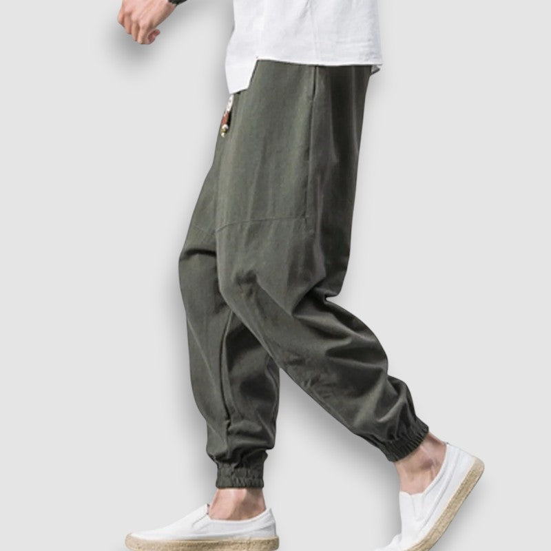 Pantalon Harajuku Velour Côtelé