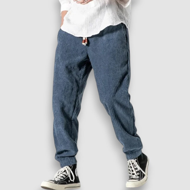 Pantalon Velours Style Japonais