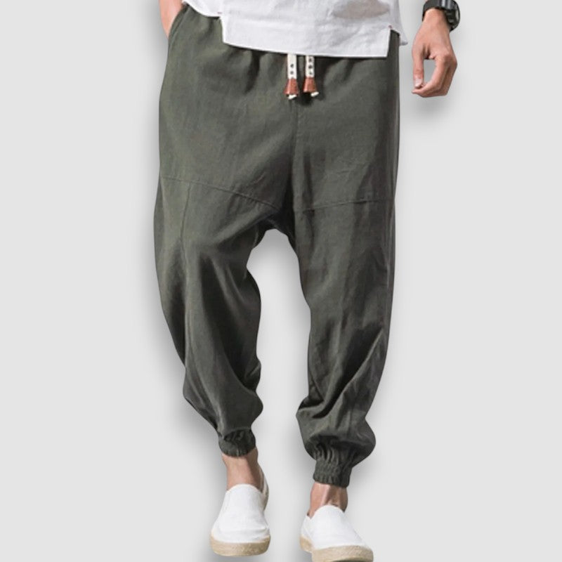 Pantalon Harajuku Velour Côtelé